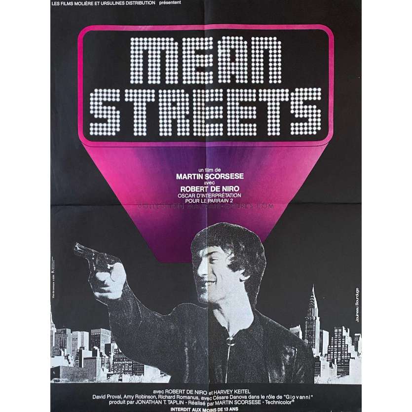 MEAN STREETSMovie Poster- 23x32 in. - 1973 - Robert de Niro, Martin Scorsese