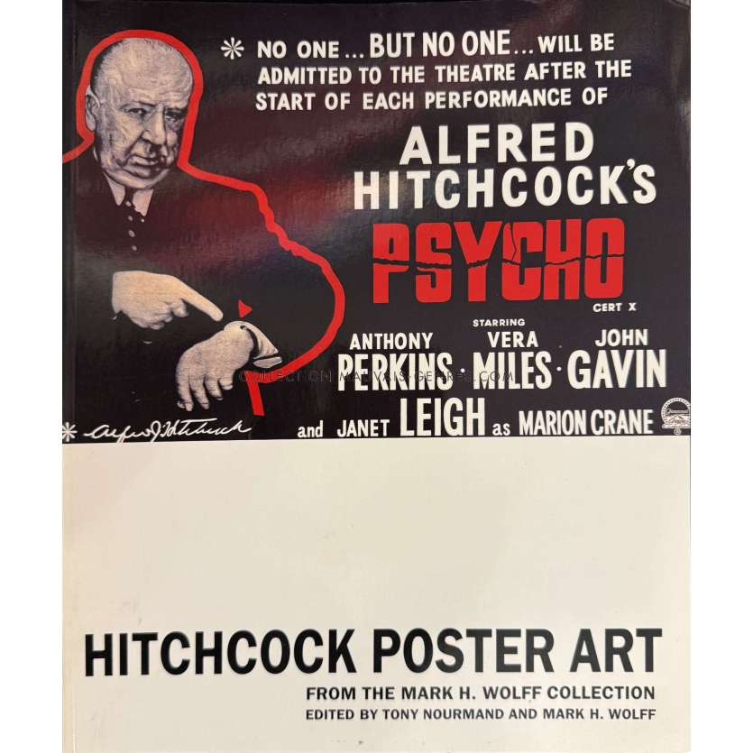 HITCHCOCK POSTER ARTSigned Book 128p - 10x12 in. - 1999 - Cary Grant, Alfred Hitchcock