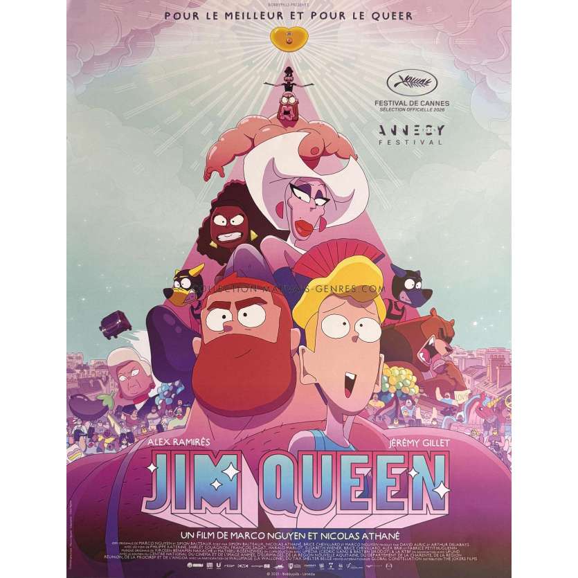 JIM QUEENMovie Poster- 15x21 in. - 2026 - Alex Ramirès, Nicolas Athane