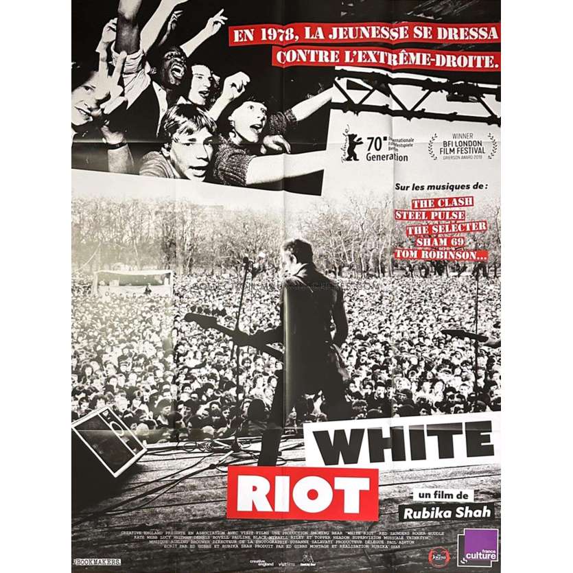 WHITE RIOT Affiche de film- 120x160 cm. - 2019 - The Clash, Rubika Shah