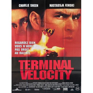TERMINAL VELOCITY French Movie Poster- 47x63 in. - 1994 - Deran Sarafian, Nastassja Kinski