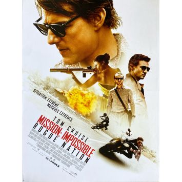 MISSION IMPOSSIBLE ROGUE NATION Affiche de film40x60 - 2015 - Tom Cruise, Christopher McQuarrie, moto