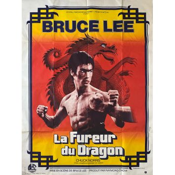 THE WAY OF THE DRAGONMovie Poster Sunburst Style - 47x63 in. - 1974 - Chuck Norris, Bruce Lee