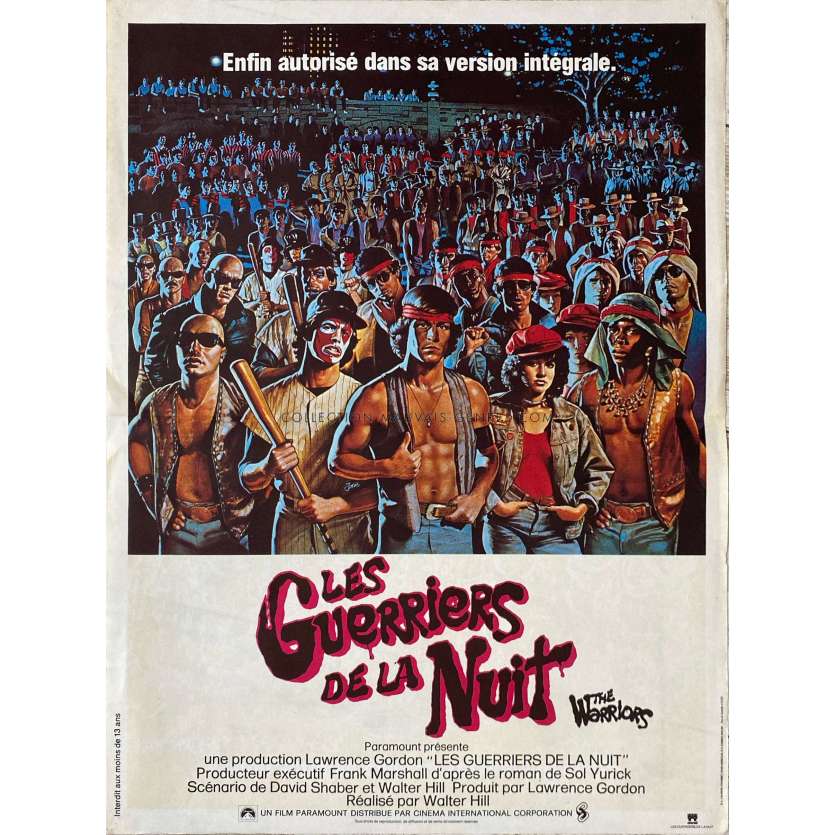 THE WARRIORSMovie Poster- 15x21 in. - 1979/R1980 - Michael Beck, Walter Hill