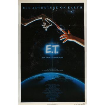 E.T. L'EXTRA-TERRESTRE Affiche de film- 69x104 cm. - 1982 - Dee Wallace, Steven Spielberg