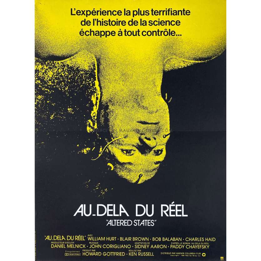 ALTERED STATESMovie Poster- 15x21 in. - 1980 - William Hurt, Ken Russel
