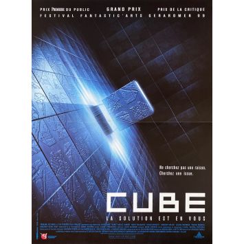 CUBEMovie Poster- 15x21 in. - 1997 - Nicole de Boer, Vincenzo Natali