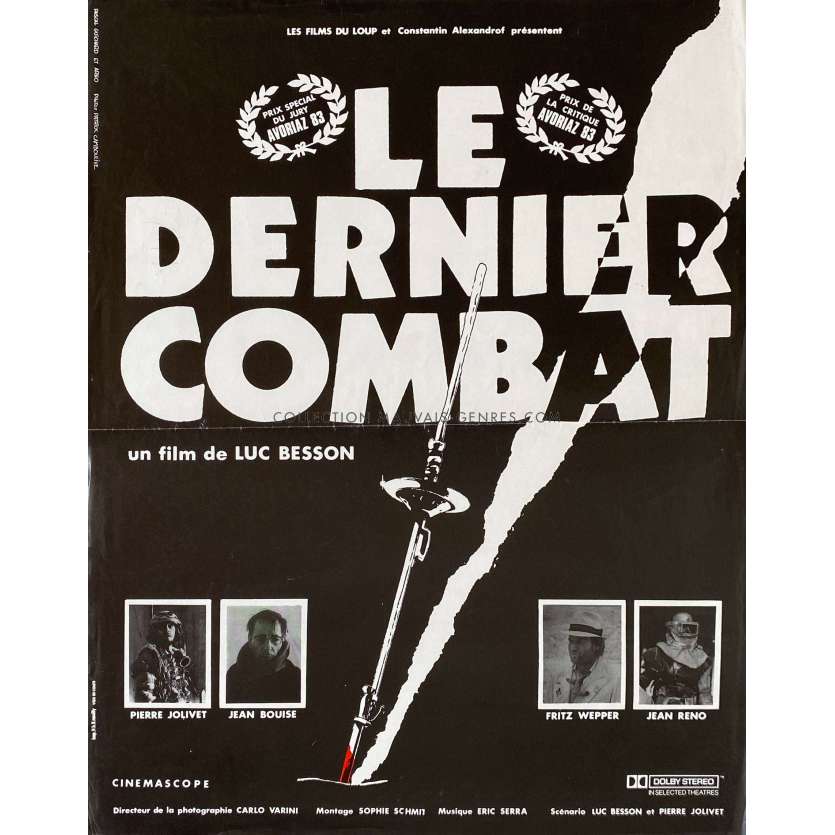 THE LAST BATTLEMovie Poster- 15x21 in. - 1983 - Jean Reno, Luc Besson