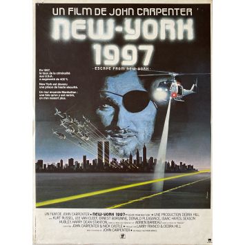 ESCAPE FROM NEW YORKMovie Poster- 15x21 in. - 1981 - Kurt Russel, John Carpenter