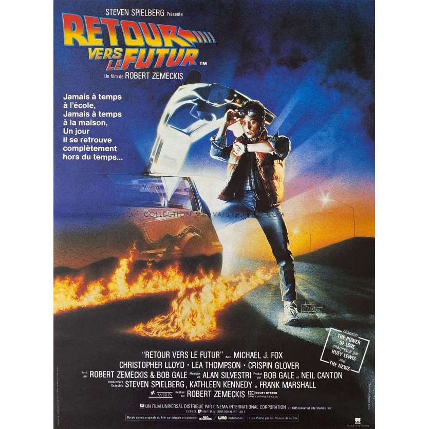 BACK TO THE FUTUREMovie Poster- 15x21 in. - 1985 - Michael J. Fox, Robert Zemeckis