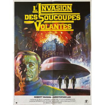 L'INVASION DES SOUCOUPES VOLANTES Affiche de film- 60x80 cm. - 1977 - Robert Vaughn, Ed Hunt