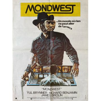 MONDWEST Affiche de film- 60x80 cm. - 1973 - Yul Brynner, Michael Crichton