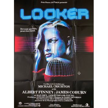 LOOKER Affiche de film- 120x160 cm. - 1981 - Albert Finney, Michael Crichton