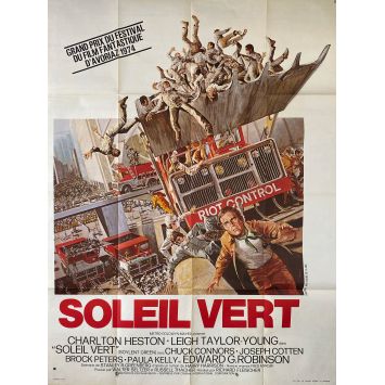 SOLEIL VERT Affiche de film- 120x160 cm. - 1973 - Charlton Heston, Richard Fleisher