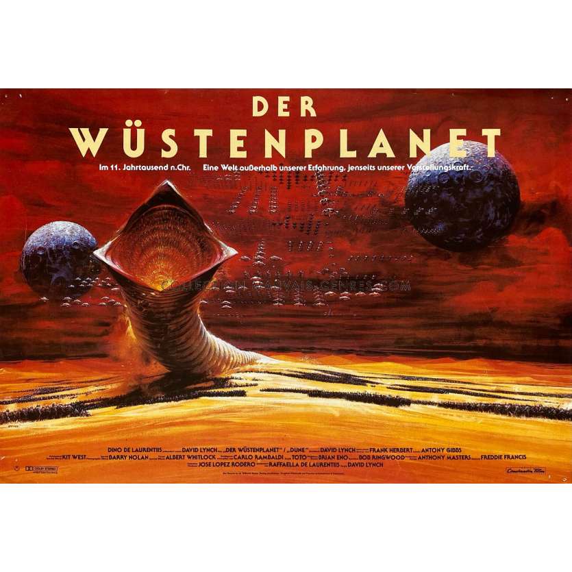 DUNEMovie Poster- 9x16 in. - 1982 - Kyle McLachlan, David Lynch