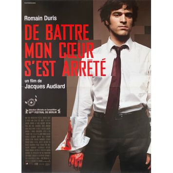 DE BATTRE MON COEUR S'EST ARRETE Affiche de film- 40x54 cm. - 2005 - Romain Duris, Jacques Audiard