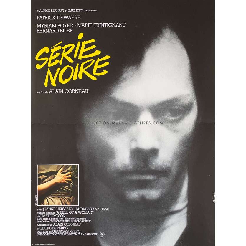 SERIE NOIRE Original Movie Poster- 15x21 in. - 1979 - Patrick Dewaere, Alain Corneau