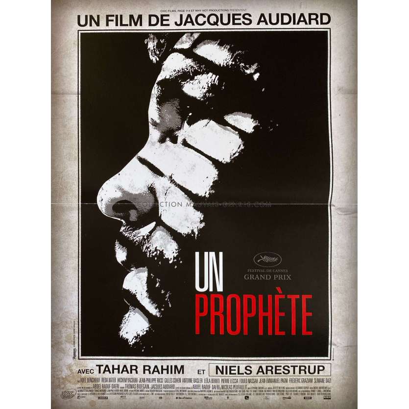 UN PROPHETE Affiche de film- 40x54 cm. - 2009 - Tahar Rahim, Jacques Audiard