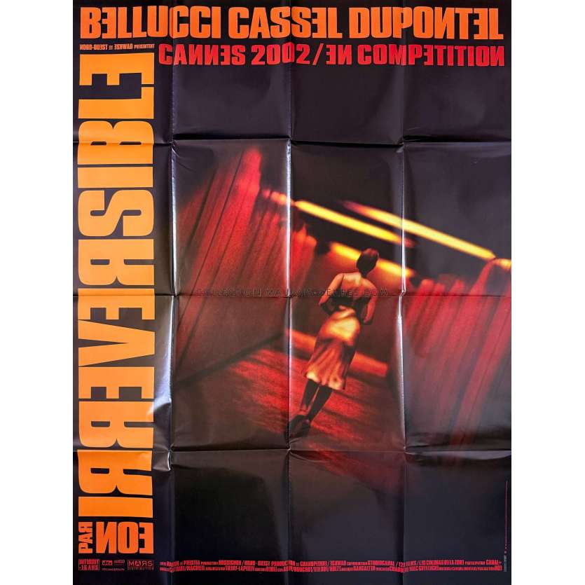 IRREVERSIBLE Original Movie Poster- 47x63 in. - 2002 - Monica Bellucci, Gaspard Noe