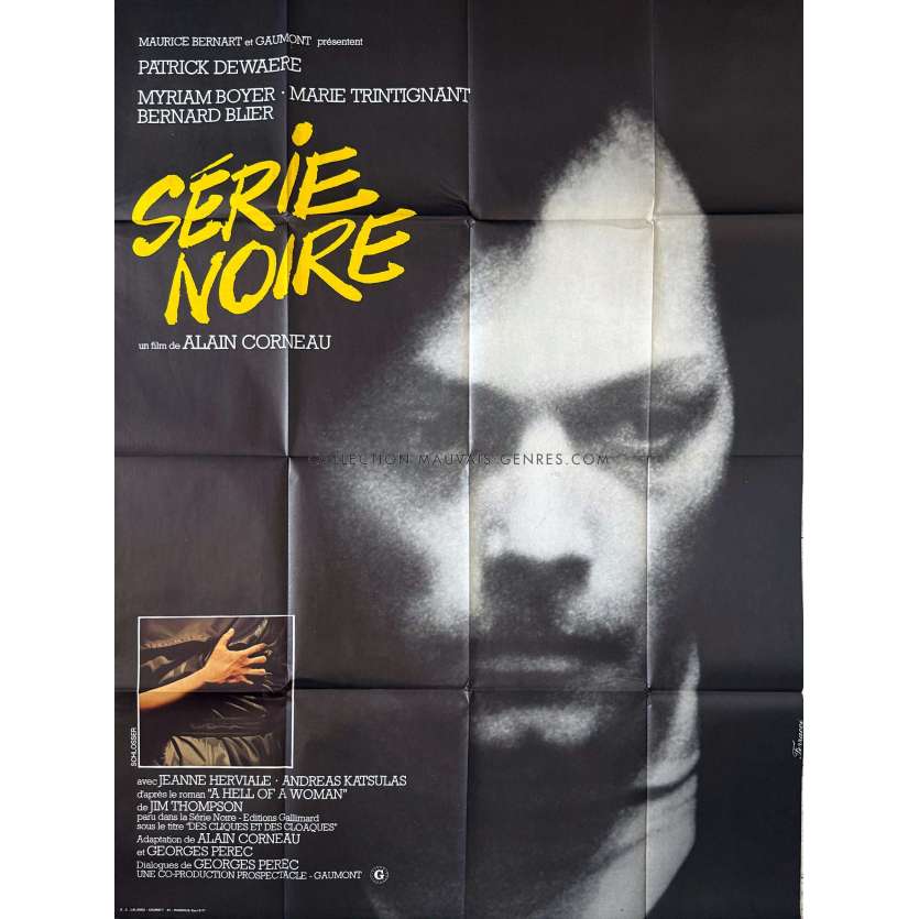 SERIE NOIRE Affiche de film- 120x160 cm. - 1979 - Patrick Dewaere, Alain Corneau