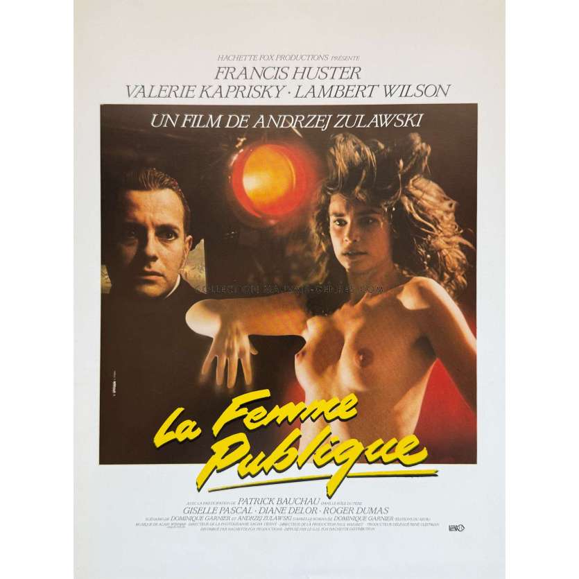 LA FEMME PUBLIQUE Synopsis- 21x30 cm. - 1984 - Valérie Kaprisky, Andrzej Zulawski