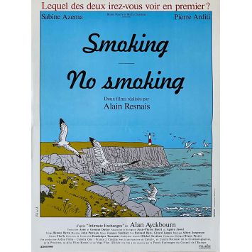 SMOKING NO SMOKING Affiche de film- 40x54 cm. - 1993 - Sabine Azema, Alain Resnais