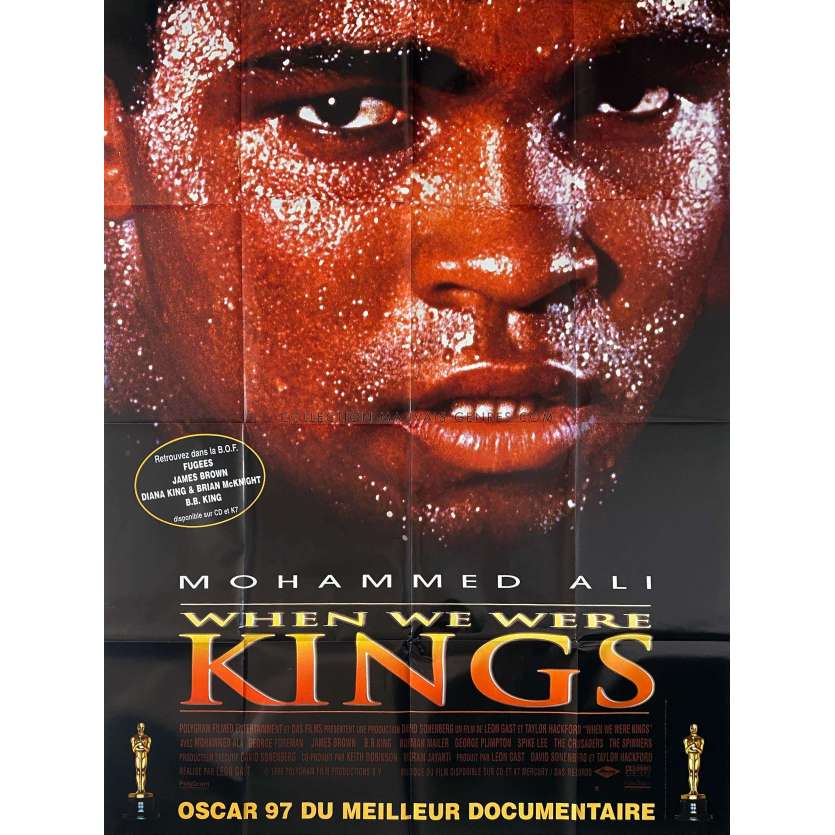 WHEN WE WERE KINGS Affiche de film- 120x160 cm. - 1996 - Mohamed Ali, Leon Gast