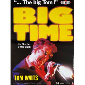 BIG TIME Original Movie Poster- 15x21 in. - 1988 - Tom Waits, BIG TIME