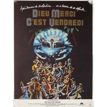 DIEU MERCI C'EST VENDREDI Affiche de film- 40x54 cm. - 1978 - Donna Summer, Robert Klane