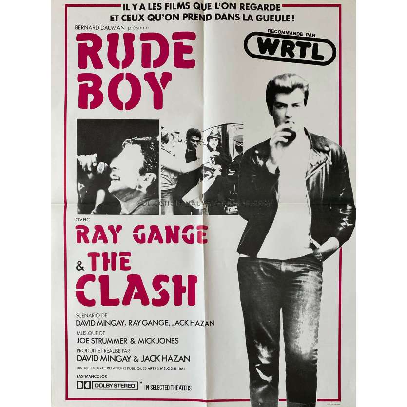 RUDE BOY Affiche de film- 60x80 cm. - 1980 - The Clash, Ray Gange