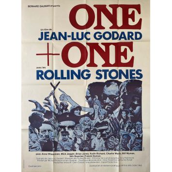 SYMPATHY FOR THE DEVIL Original Movie Poster- 47x63 in. - 1968/R1982 - Mick Jagger, Jean-Luc Godard