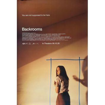 BACKROOMS Affiche de film U.S DS - 69x102 cm. - 2026 - Chiwetel Ejiofor, Kane Parsons