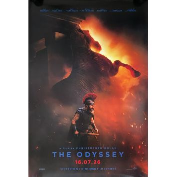 L'ODYSSEE Affiche de film U.S DS - 69x102 cm. - 2026 - Matt Damon, Christopher Nolan
