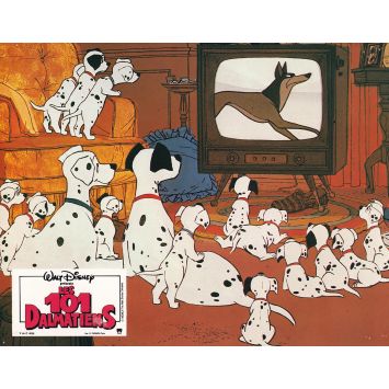 101 DALMATIANS Original Lobby Card N01 - 9x12 in. - 1961/R1980 - Rod Taylor, Walt Disney