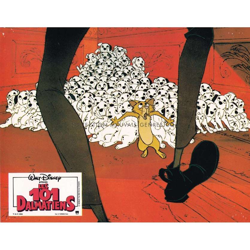 101 DALMATIANS Original Lobby Card N05 - 9x12 in. - 1961/R1980 - Rod Taylor, Walt Disney