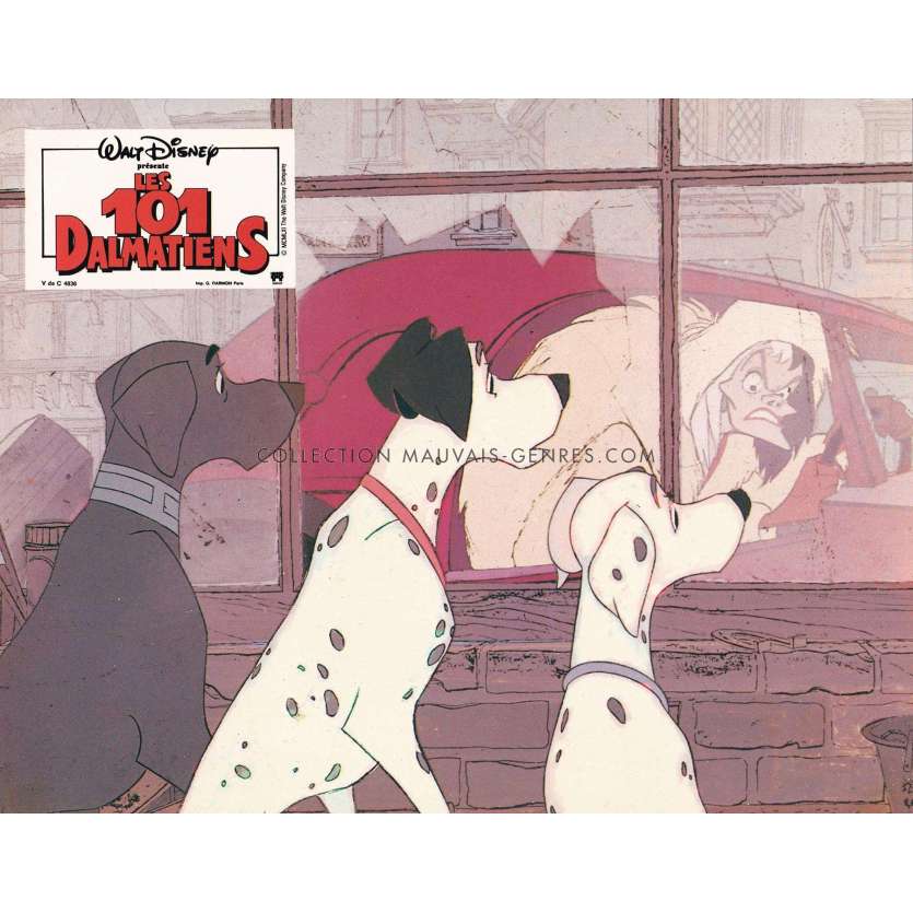 101 DALMATIANS Original Lobby Card N08 - 9x12 in. - 1961/R1980 - Rod Taylor, Walt Disney