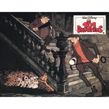 101 DALMATIANS Original Lobby Card N09 - 9x12 in. - 1961/R1980 - Rod Taylor, Walt Disney