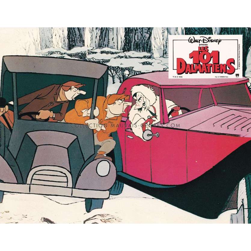 101 DALMATIANS Original Lobby Card N10 - 9x12 in. - 1961/R1980 - Rod Taylor, Walt Disney