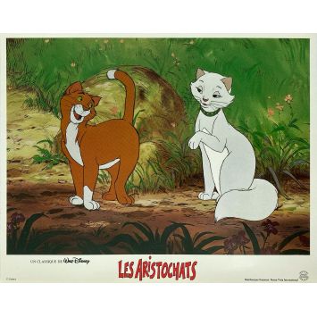 THE ARISTOCATS Original Lobby Card N02 - 9x12 in. - 1970/R1990 - Phil Harris, Walt Disney