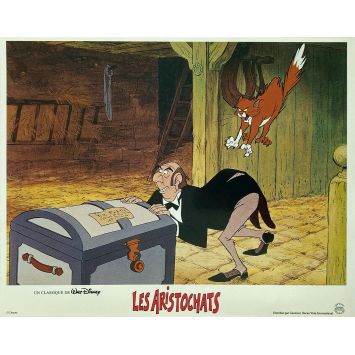 THE ARISTOCATS Original Lobby Card N04 - 9x12 in. - 1970/R1990 - Phil Harris, Walt Disney