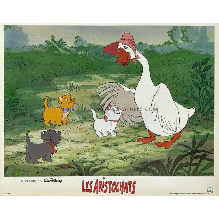LES ARISTOCHATS Photo de film N05 - 22x28 cm. - 1970/R1990 - Phil Harris, Walt Disney