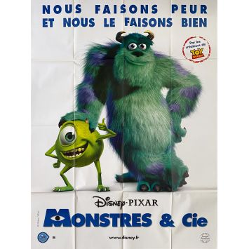 MONSTRES ET CIE Affiche de film Prev. - 120x160 cm. - 2001 - John Goodman, Pixar