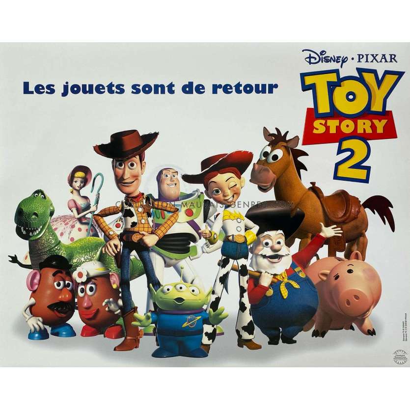 TOY STORY 2 Original Lobby Card N05 - 12x15 in. - 1999 - Tom Hanks, John Lasseter