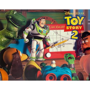 TOY STORY 2 Original Lobby Card N06 - 12x15 in. - 1999 - Tom Hanks, John Lasseter