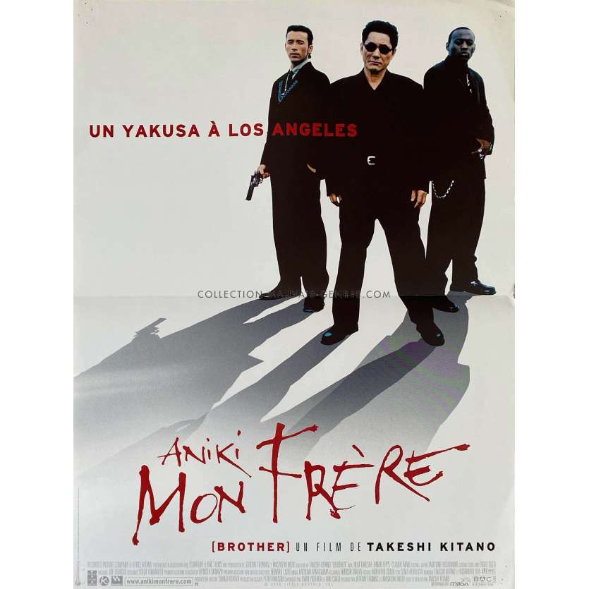 BROTHER Original Movie Poster- 15x21 in. - 2000 - Omar Epps, Takeshi Kitano