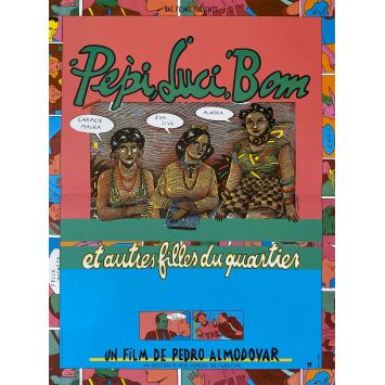 PEPI LUCI BOM Affiche de film- 40x54 cm. - 1980 - Carmen Maura, Pedro Almodovar