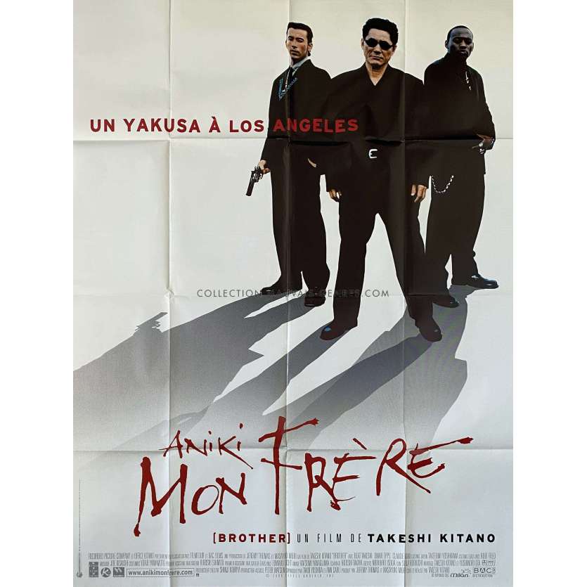 BROTHER Original Movie Poster- 47x63 in. - 2000 - Omar Epps, Takeshi Kitano