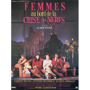 FEMMES AU BORD DE LA CRISE DE NERFS Affiche de film Style A - 120x160 cm. - 1988 - Carmen Maura, Pedro Almodóvar