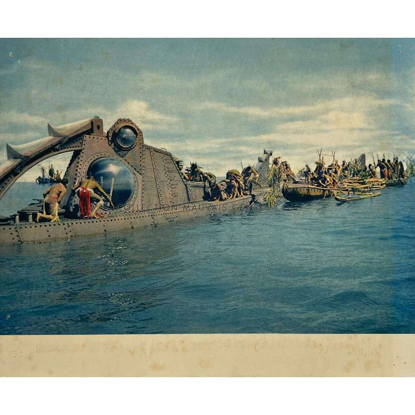 20,000 LEAGUES UNDER THE SEA Original Lobby Card N06 - 10x12 in. - 1954 - Kirk Douglas, Richard Fleisher