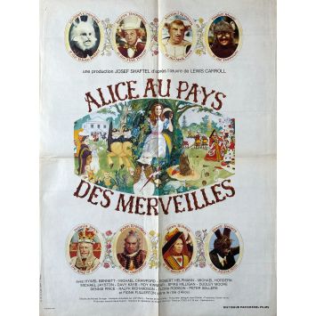 ALICE'S ADVENTURES IN WONDERLAND Original Movie Poster- 23x32 in. - 1972 - Fiona Fullerton, William Sterling